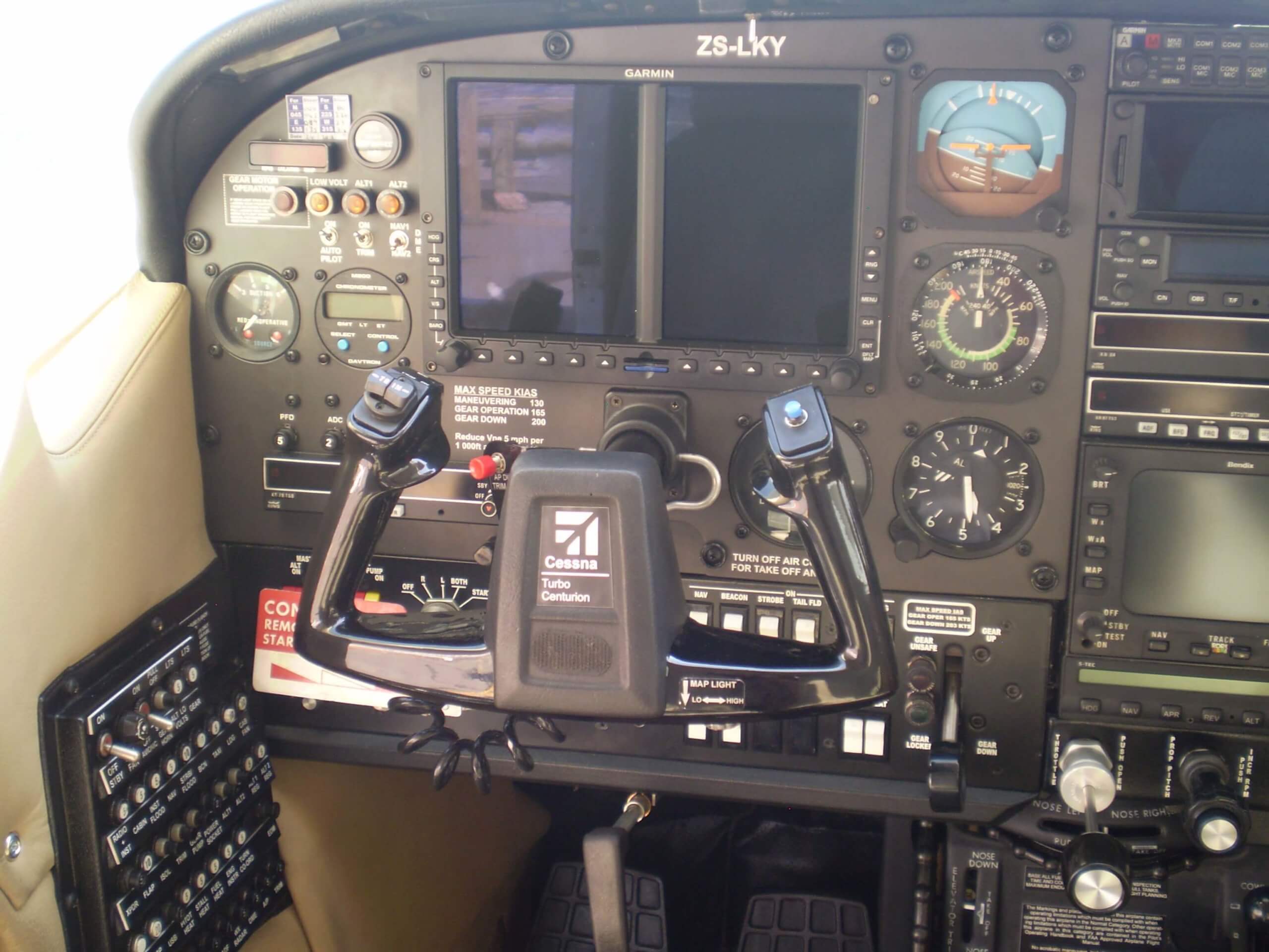 Installed a Garmin G500 into a Cessna T210R.
