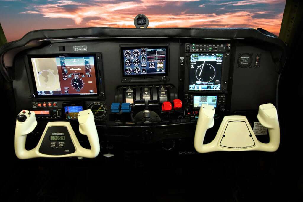 Install Garmin G500TXi with Engine Indication, GTN750, GNS430W, GMA345 Audio Panel, GFC600 Autopilot with Yaw Damper, G5 Standby Attitude Indicator, Avidyne Traffic System and Avidyne Tactical Weather Detection System into a Baron 58.